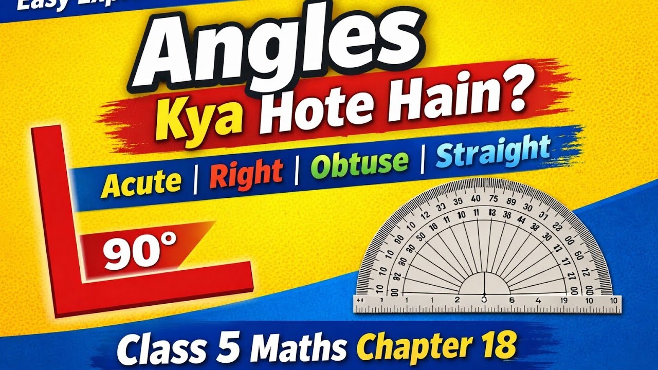 class 5th maths chapter 18 concept of angles