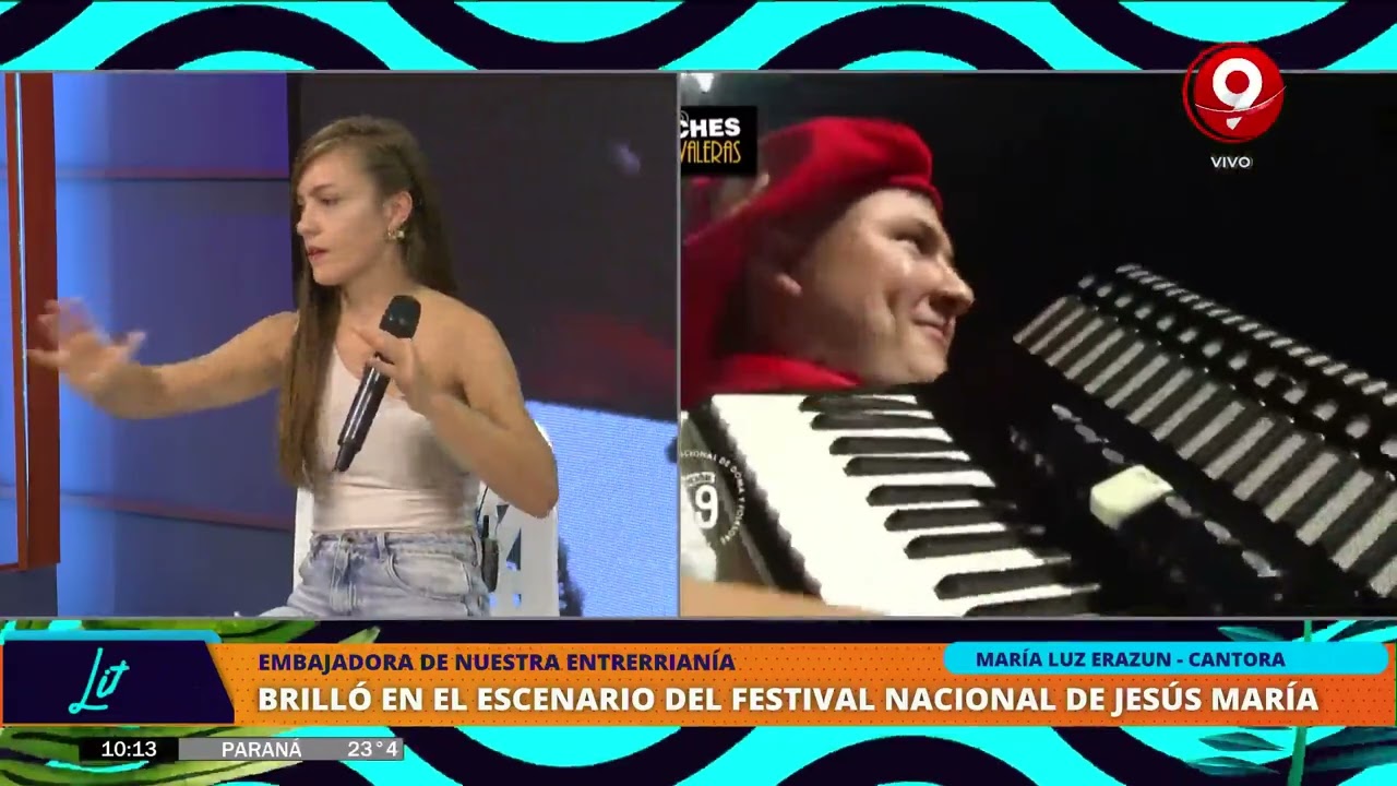 María Luz Erazun brilló en el escenario de Jesús María