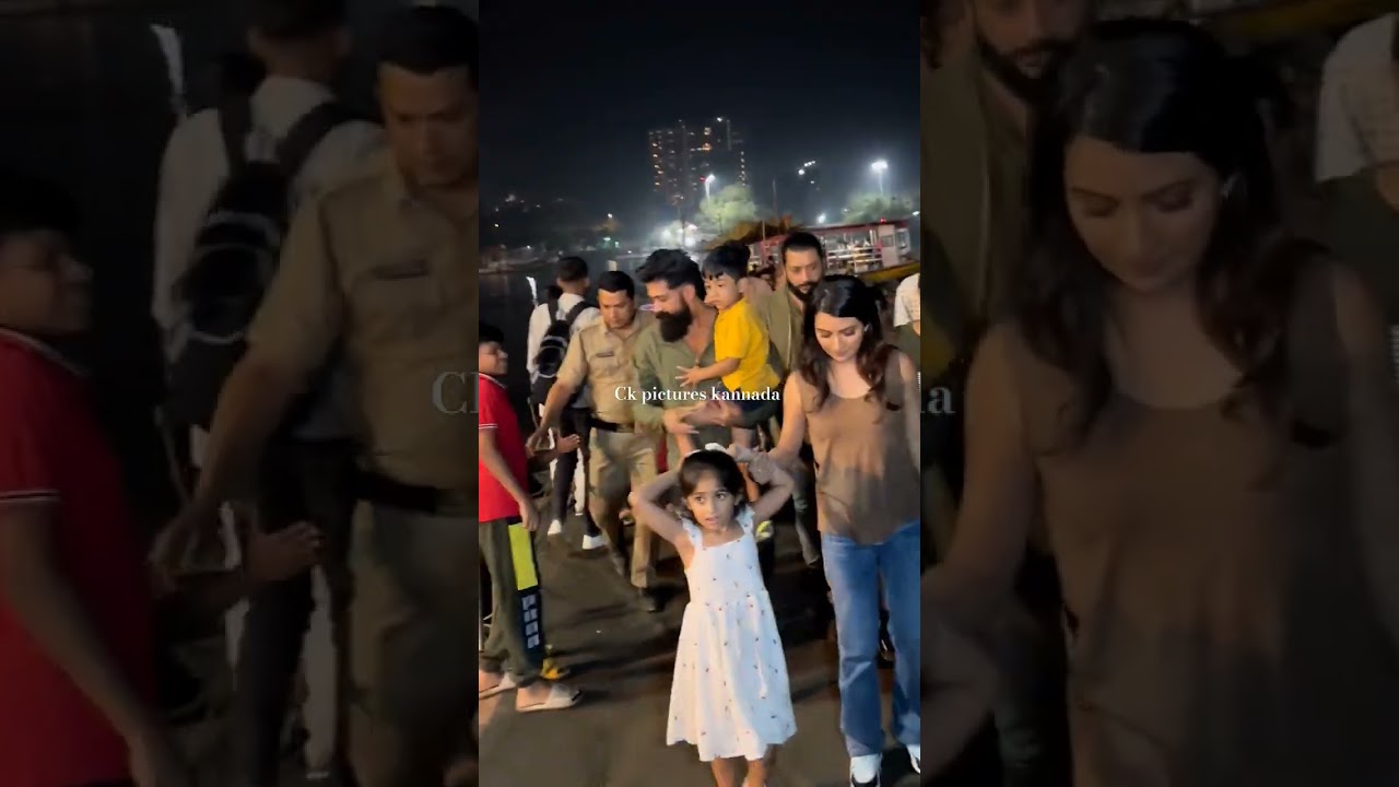 #Yash, Radhika and their adorable munchkins redefine #FamilyGoals as they return in style ❤️✨#yash