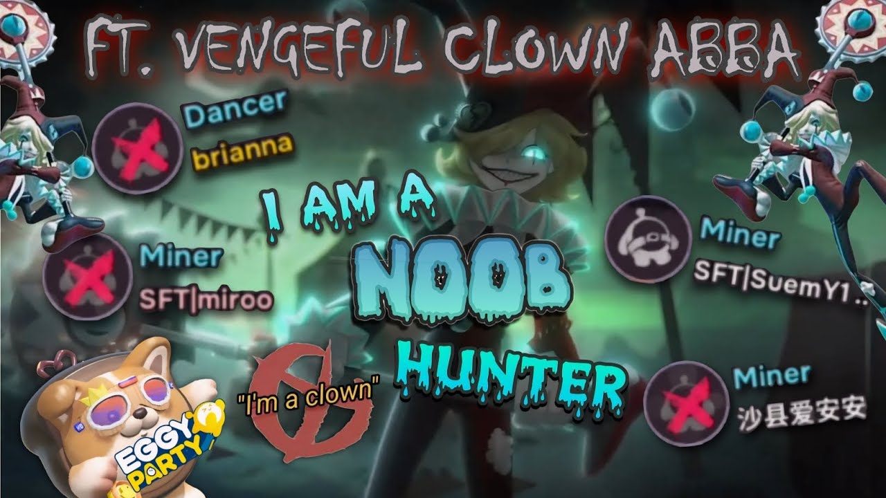EGGY PARTY | PLAYING FRIGHT NIGHT ESCAPE AS VENGEFUL CLOWN ABBA NOOB MODE!
