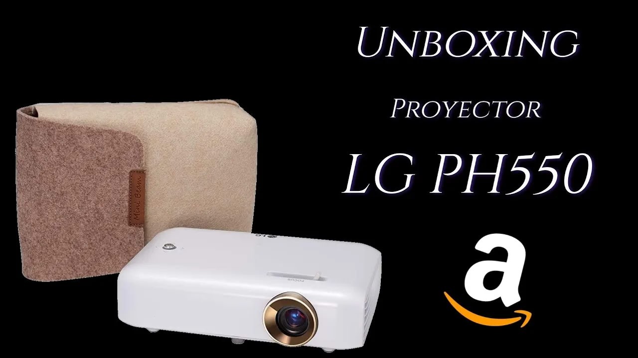 Proyector LG PH 550 (Unboxing) Amazon México 1/2
