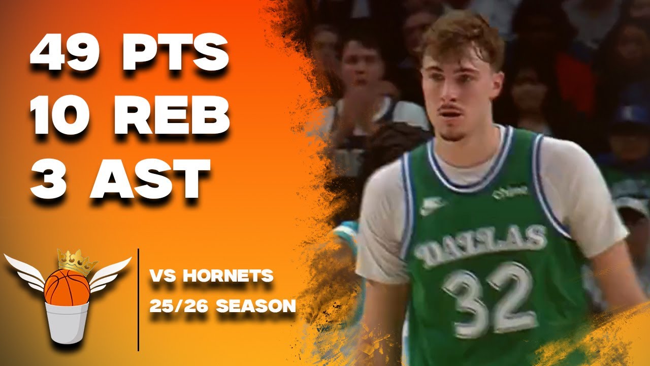 Cooper Flagg Career High 49 Points vs Hornets Full Highlights! (1/29/2026)