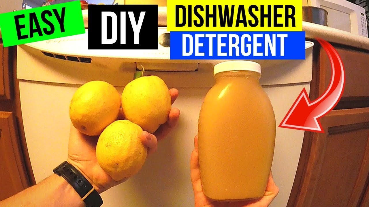 Easy DIY Dishwasher Detergent, Natural & Non Toxic! -Jonny DIY