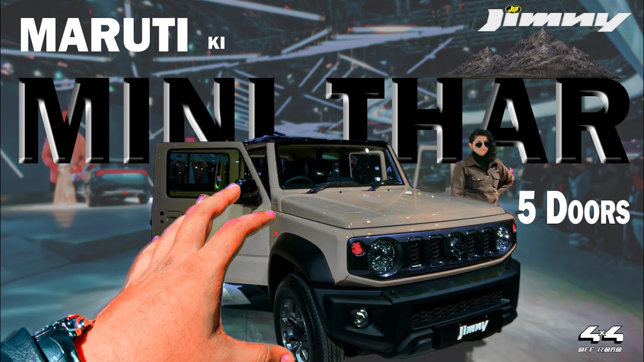 5 Doors Mini Thar | Maruti Jimny Features & Colors | Maruti Suzuki Jimny 5 Door Walkarond| Auto Expo