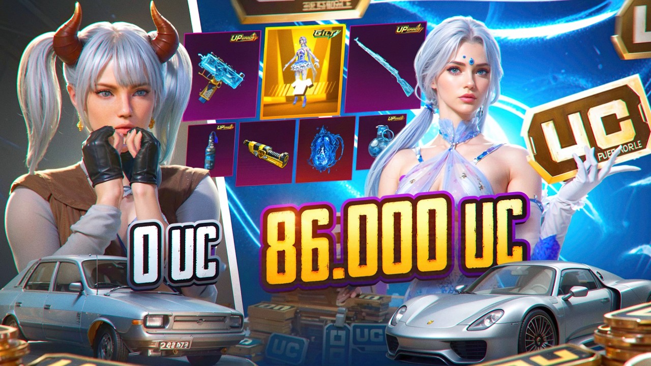 ЭТО ЛУЧШАЯ ПРОКАЧКА НА 86.000 UC❗️ НА АККАУНТЕ ПОДПИСЧИКА| ПОДПИСЧИК БЕЗУМНО РАД😱