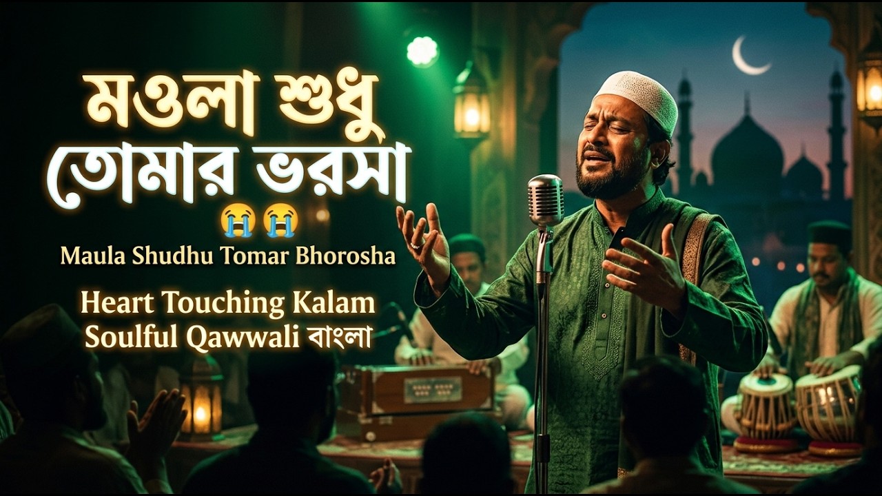 মওলা শুধু তোমার ভরসা 😭 | Maula Shudhu Tomar Bhorosha | Heart Touching Kalam | Soulful Qawwali বাংলা