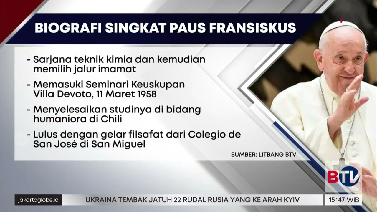 Profil Paus Fransiskus | Beritasatu