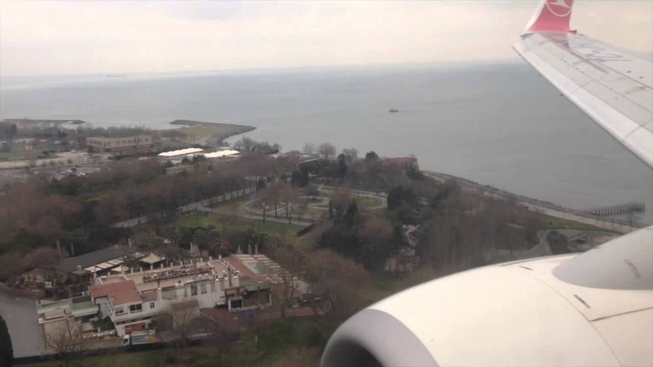 flight and landing to Bishkek, Istanbul and DUS airport