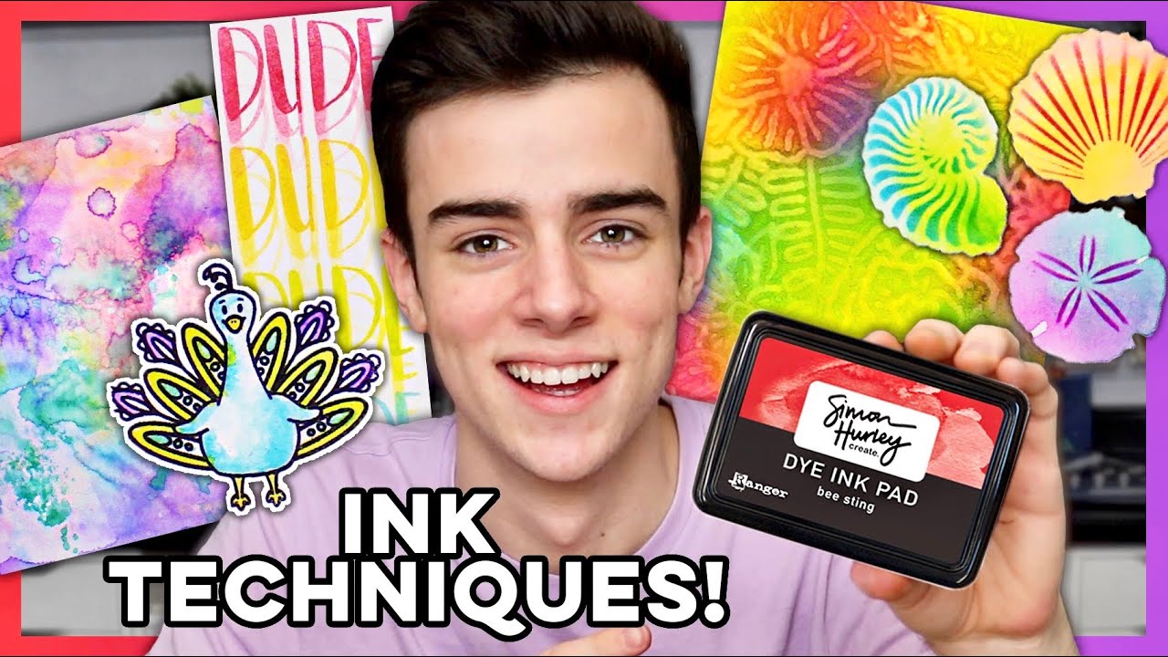 Card Making Techniques Using Ink Pads - Stamp With Simon LIVE!