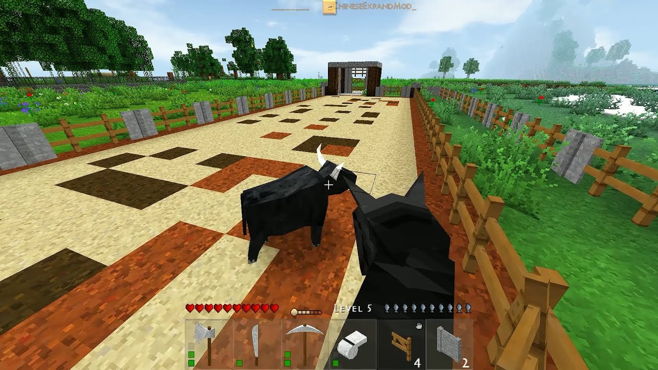 PRIMEIRA VAQUEIJADA DA FAZENDA DERRUBANDO BIZERRO SURVIVALCRAFT 2 FAZENDA EP: 32