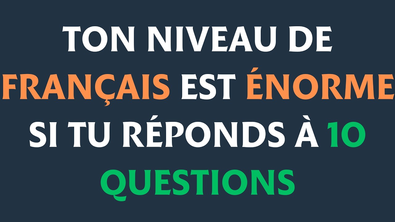 Connais-tu ces Expressions et Proverbes ? : Test de langue Française