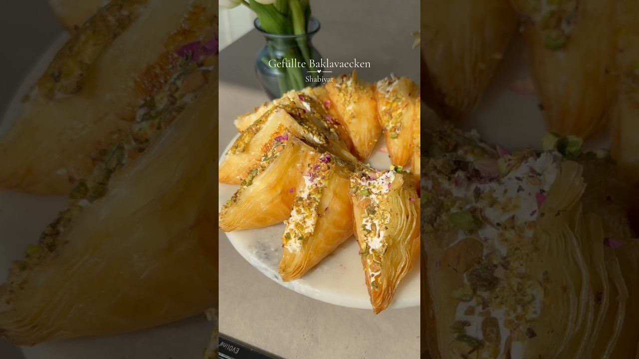 Baklavaecken - Shabiyat | 😍Das perfekte Eid-Dessert! 🌙 #iamyourfood #bl&auml;tterteig #baklava #eid #yt