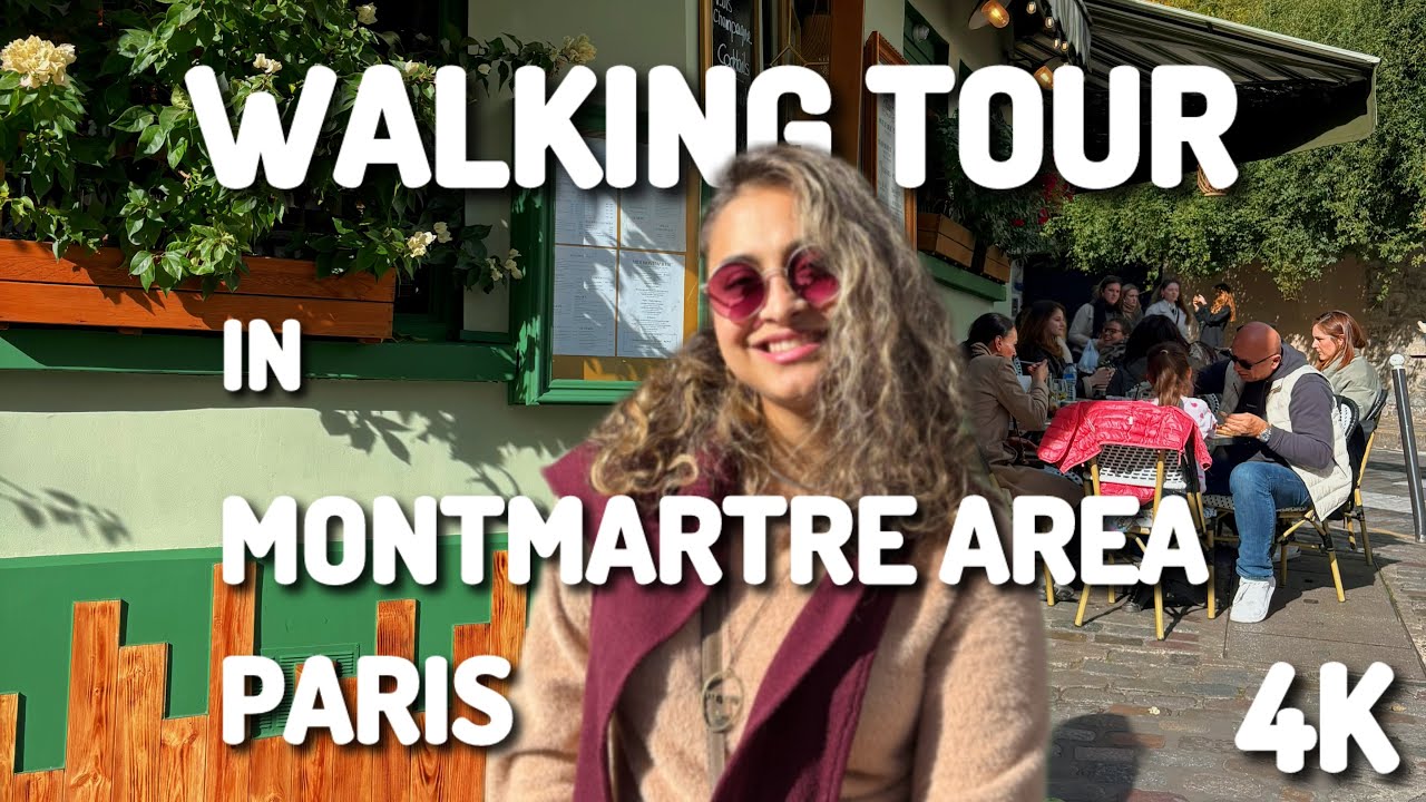 Walk with me in Paris, Montmartre area 🇫🇷 with the real sound and vibe/ 4k OsmoPocket3