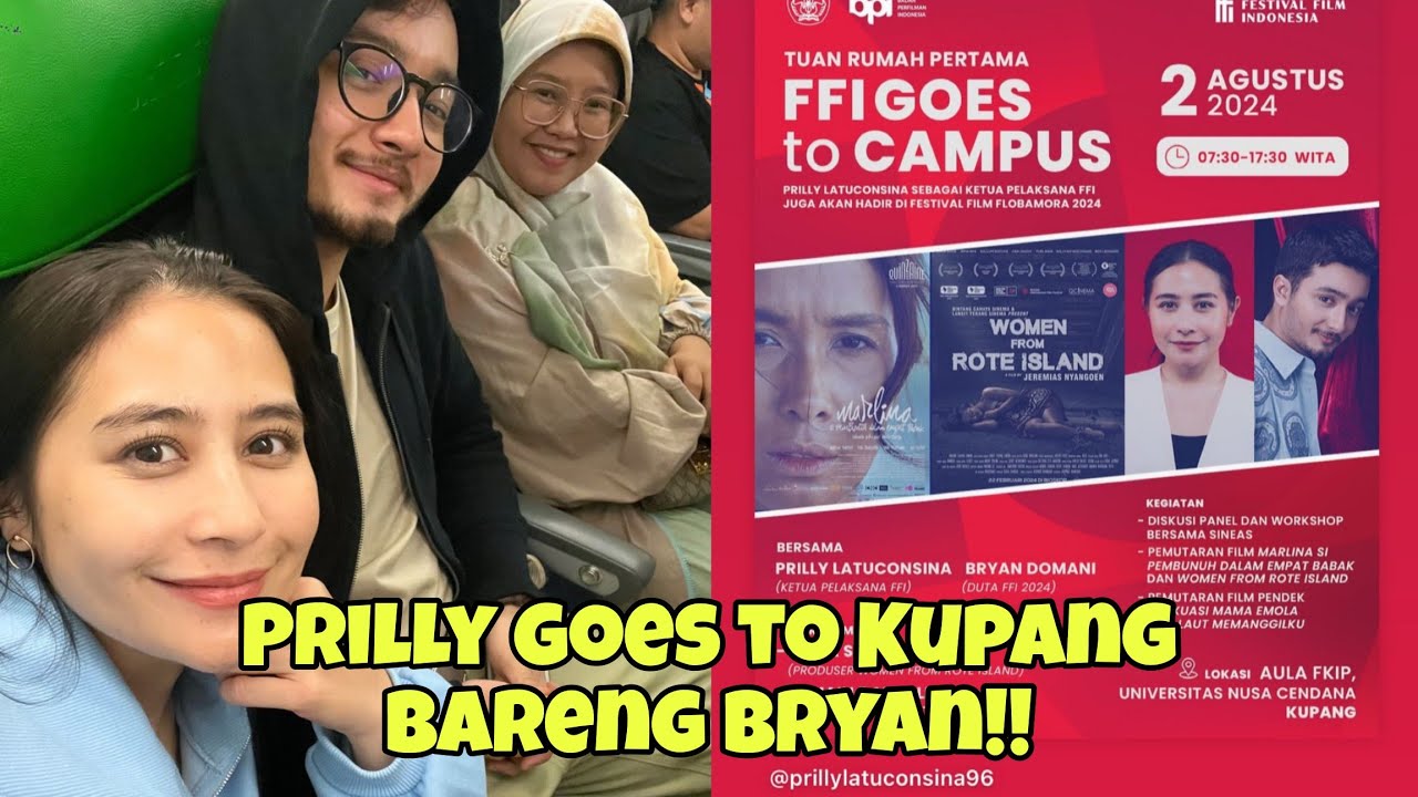 🔴KESERUAN PRILLY BARENG BRAYAN KE KUPANG⁉️