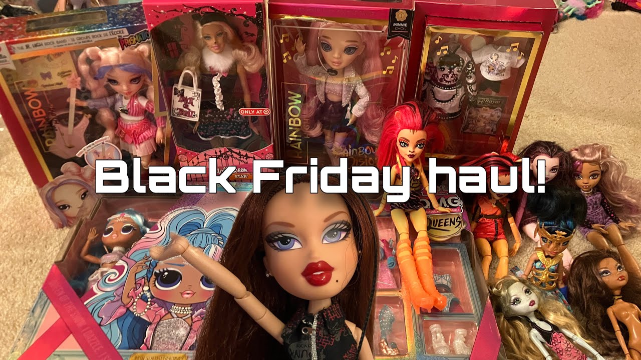 LIZZIE&rsquo;S EPIC BLACK FRIDAY DOLL HAUL! Monster High, rainbow high and more!