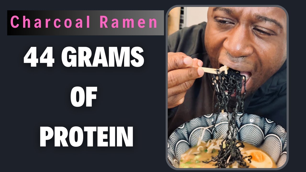 Craving a High-Protein Meal? Try Charcoal Ramen for a Protein Boost
