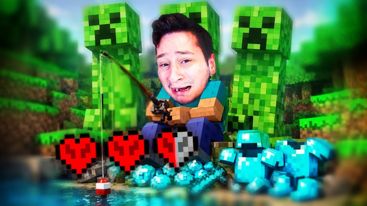 Minecraft მაგრამ თევზაობა გაძლევს OP ნივთებს!