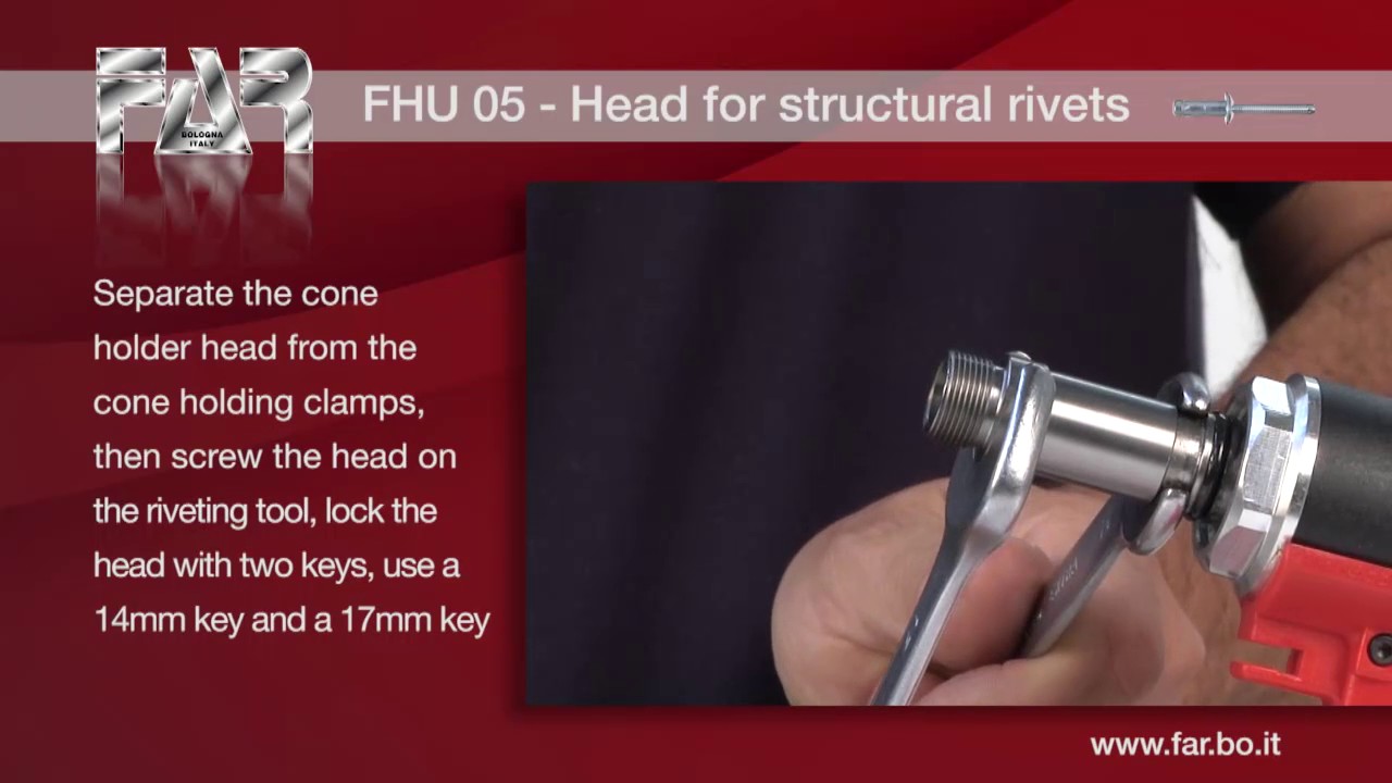 FHU05 Structural rivets head assembly