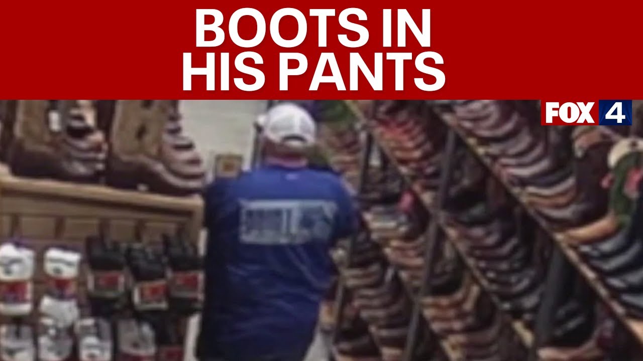 North Texas boot bandit steals boots by hiding them in his pants: police