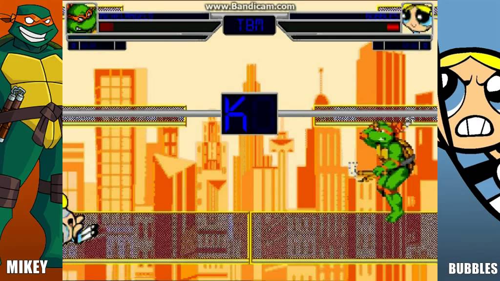 TBM Mugen Match #270 - Michelangello (me) vs. Bubbles (Arcade)