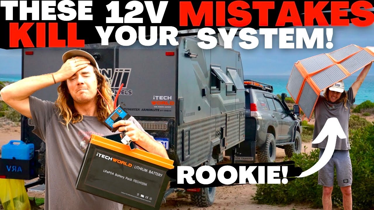 ROOKIE 12V MISTAKES that are KILLING your offgrid system SILENTLY! 3 easy cheap DIY tips solar panel