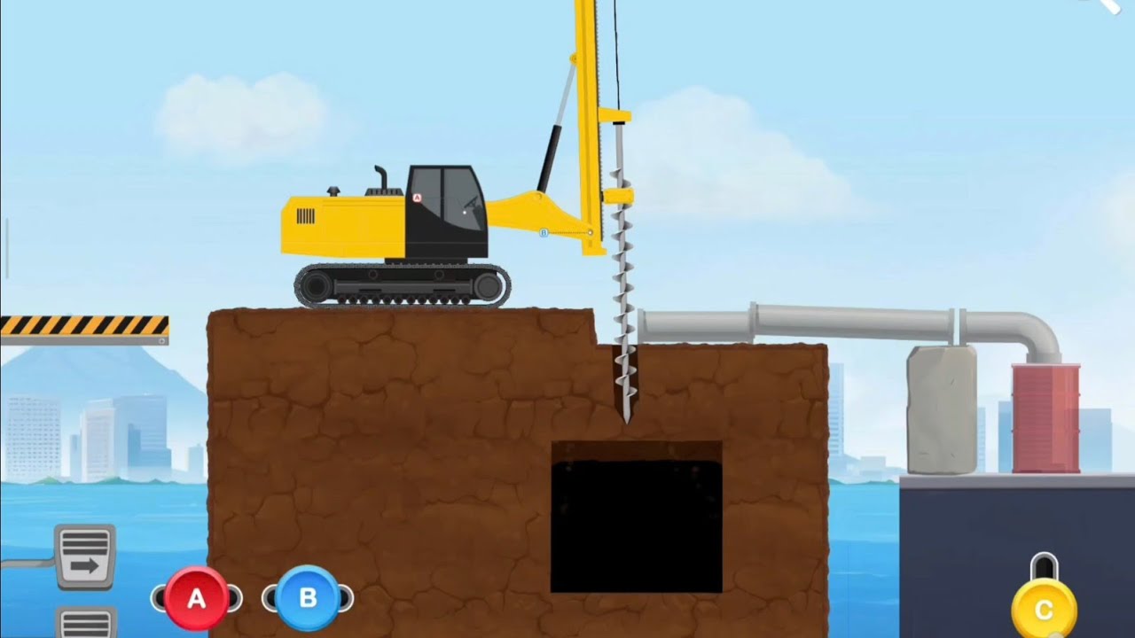 Escavator Bor mencari minyak dalam tanah! APAKAH BERHASIL??!!