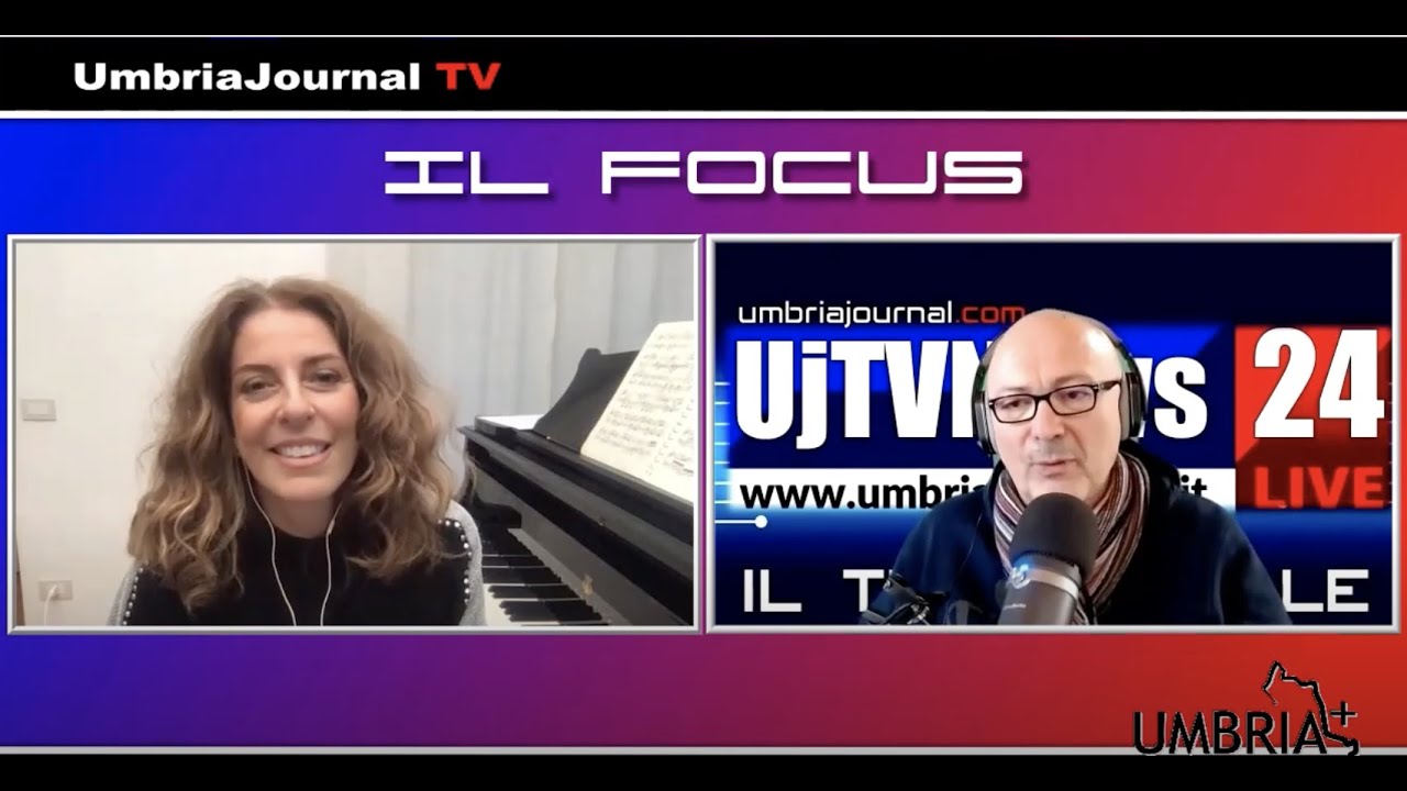 Cristiana Pegoraro Pianista -  Intervista per Umbria Journal TV sul Concerto di Capodanno 2020