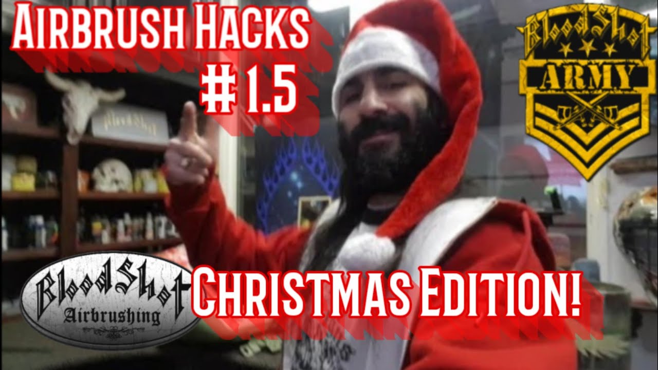 Cheap Effective Airbrush Hacks. #1.5  More Masking, Holiday Edition!