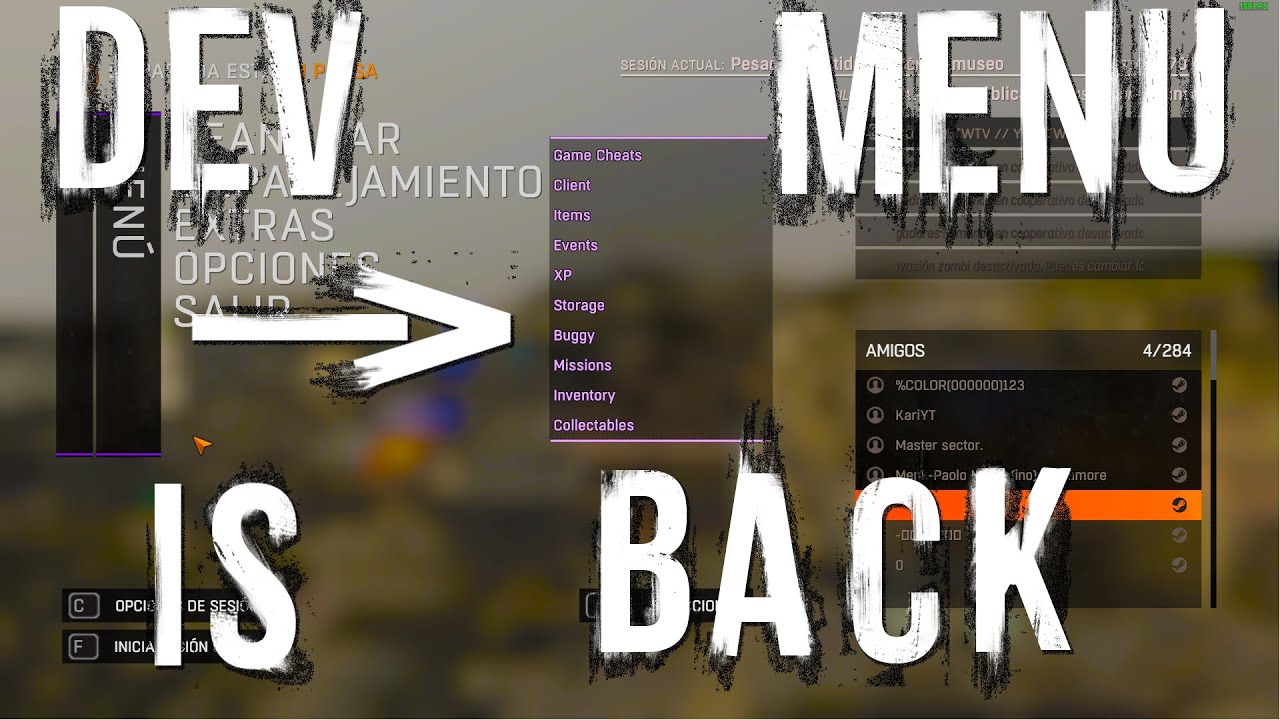 Descargar (mod menu) dev menu para dying light pc