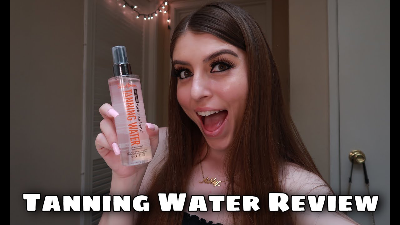 SALLY HANSEN TANNING WATER FIRST IMPRESSION & REVIEW!!