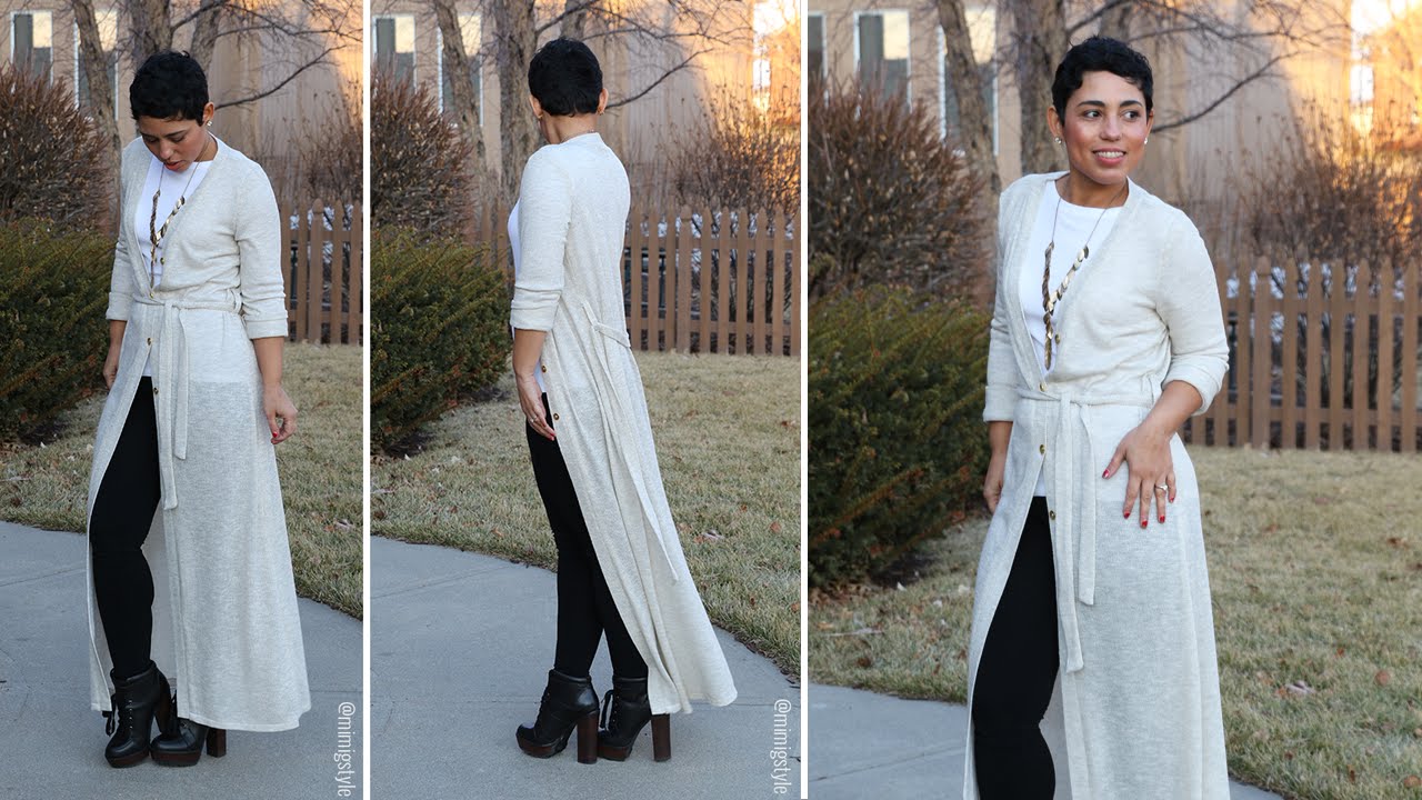 Floor Length Duster Cardigan Sew Along!