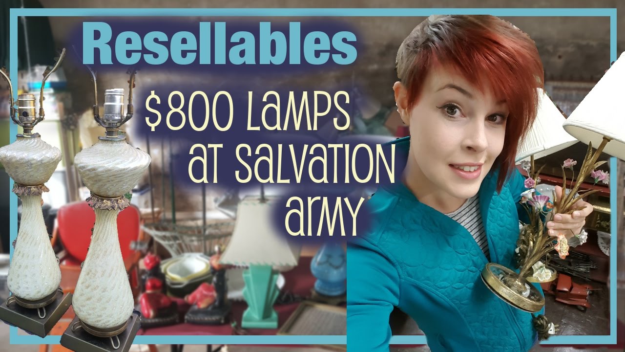 $800 Lamps at Salvation Army - Resellables - Antique Reselling & Picking