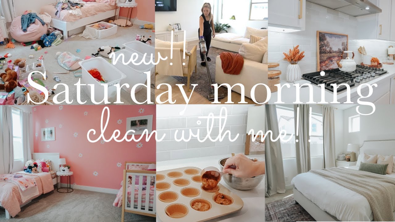✨ NEW SATURDAY MORNING CLEAN WITH ME || HOME RESET || CLEANING MOTIVATION