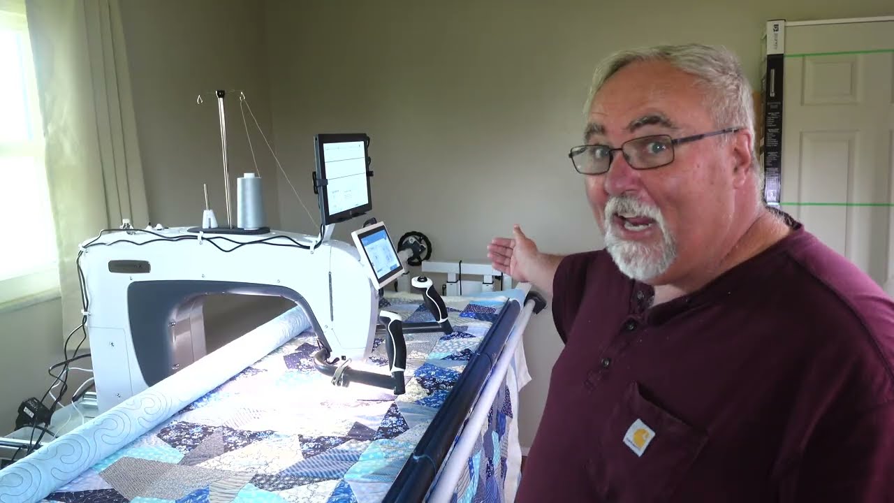 Quilting On My New Longarm With Automation