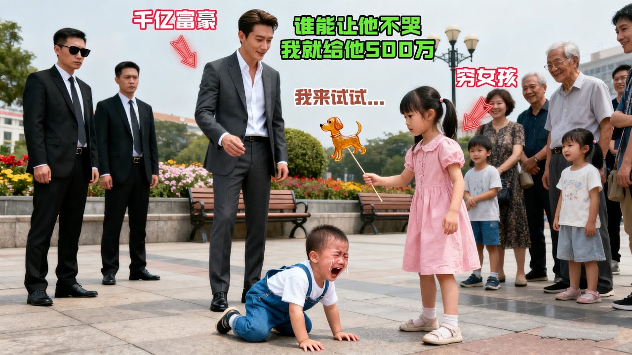 “誰能讓他不哭，我就給他500萬！”千億富豪看着哭鬧難哄的啞兒子説，直到一個女孩拿着一個糖畫哄好…#故事分享#感人故事#故事频道