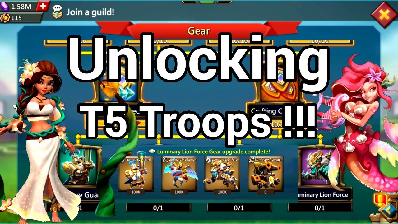 Разблокировка войск T5 в Lords Mobile &mdash; GameF1rst #lordsmobile #gamef1rst