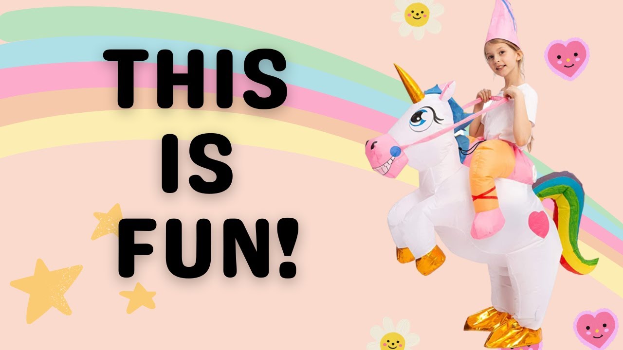 Inflatable Unicorn Costume Review | Fun for Kids!