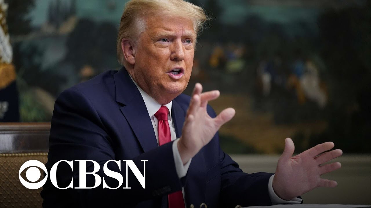 Trump continues to push false claims of election fraud in Facebook video