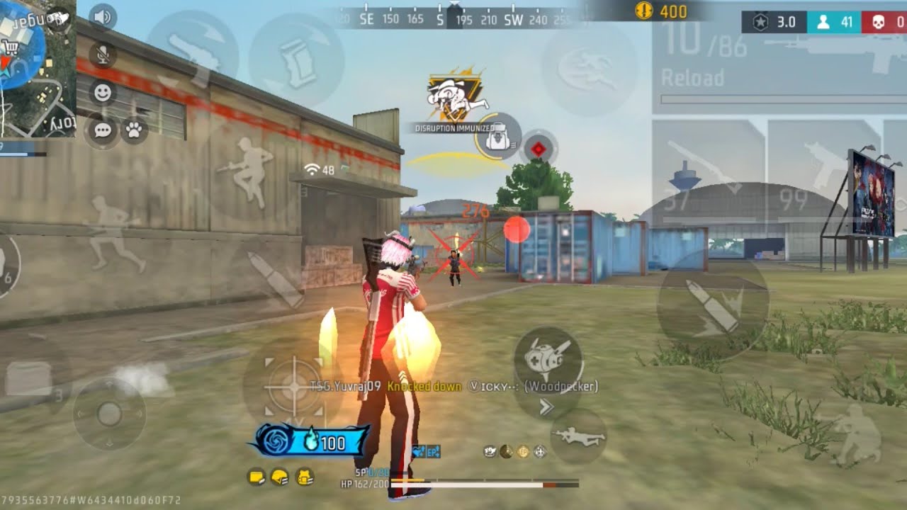 NEW Device Gameplay 🎮 Solo vs Squad - 23 Kills Rusher POV! | YUVRAJ 09 