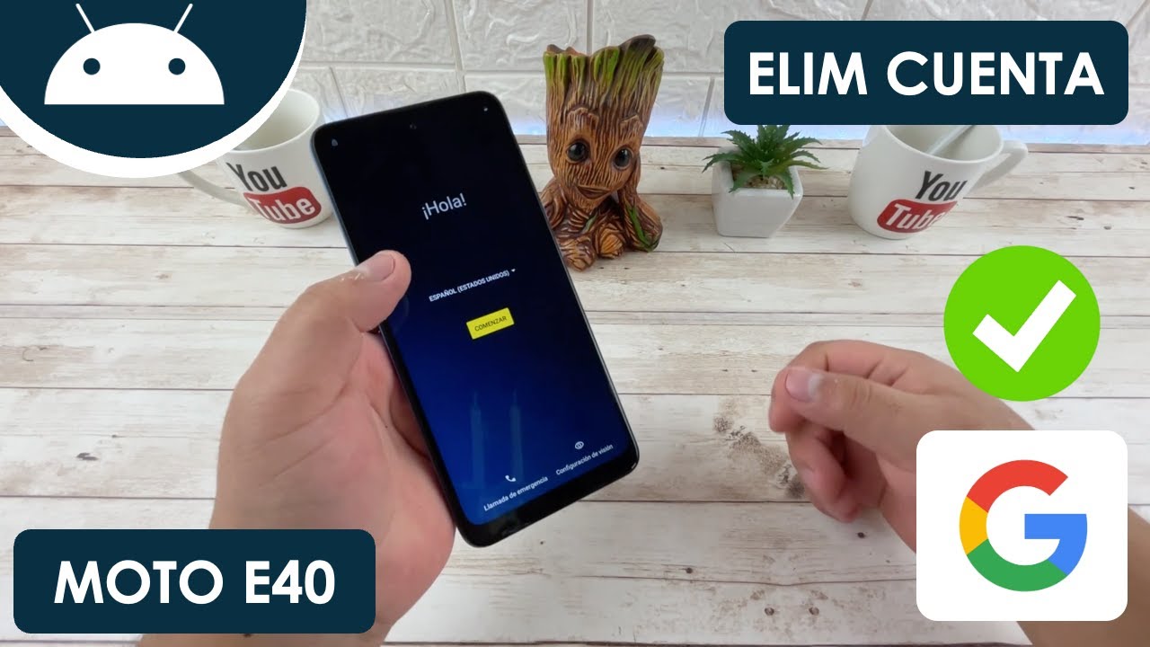 Eliminar Cuenta de Google Motorola Moto E40 | Actualizado 2023