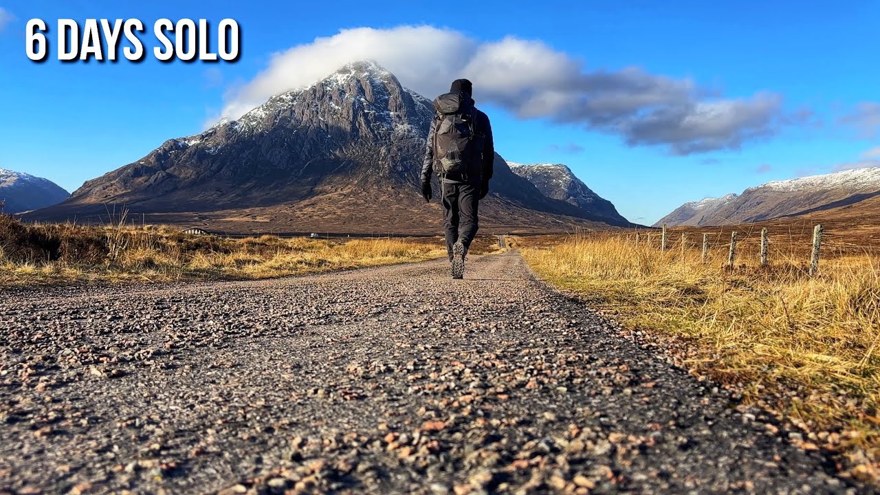 Шесть дней в одиночку по маршруту West Highland Way зимой.