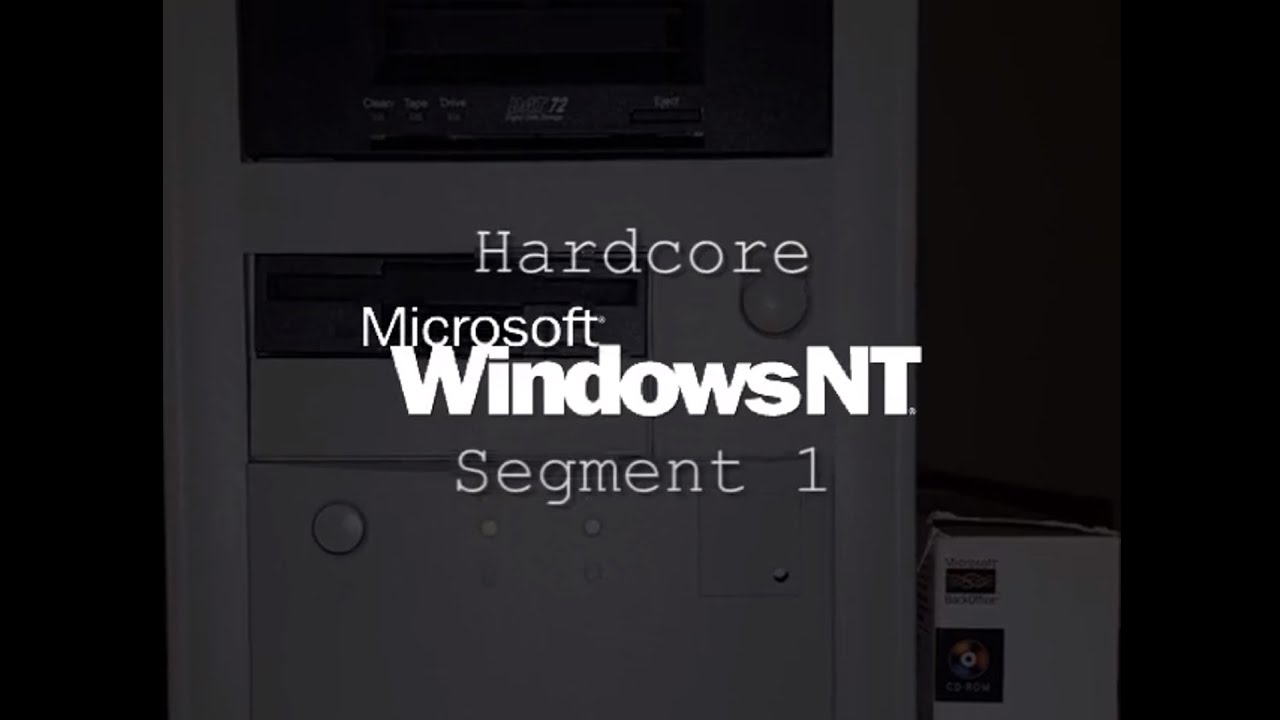 [Hardcore Windows NT] installing the primary domain controller.