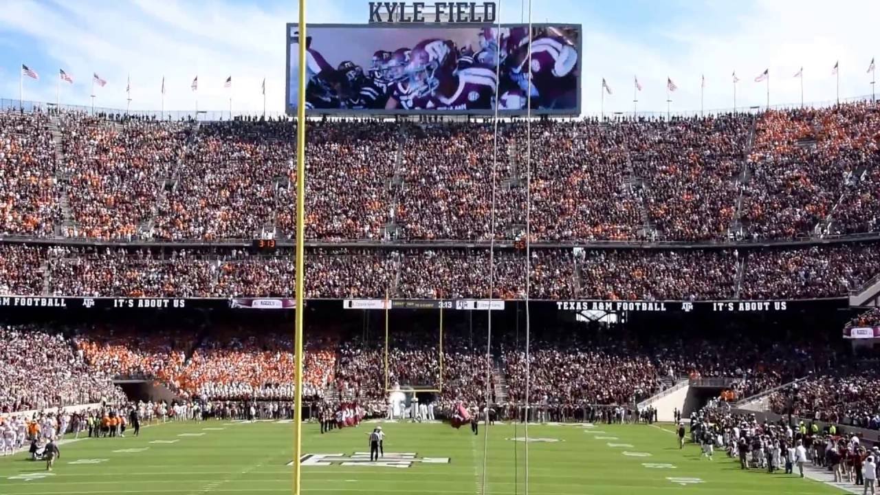 Texas A&M vs. Tennessee football pregame entrance 2016