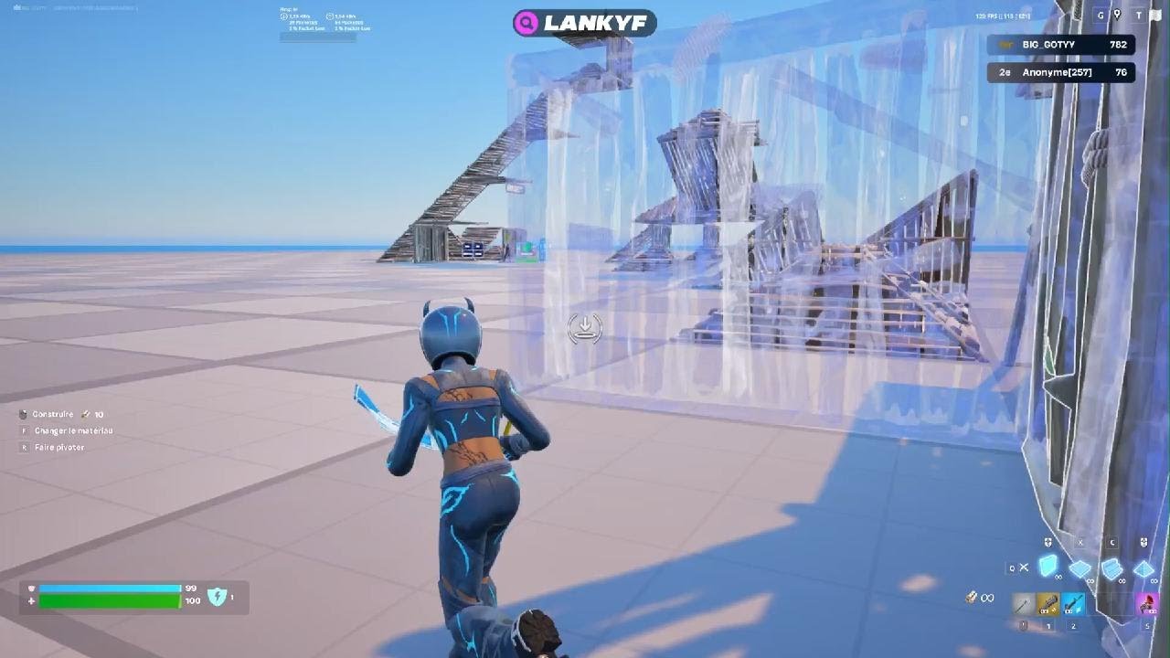 Fortnite Elijah se chie dessus en créatif.