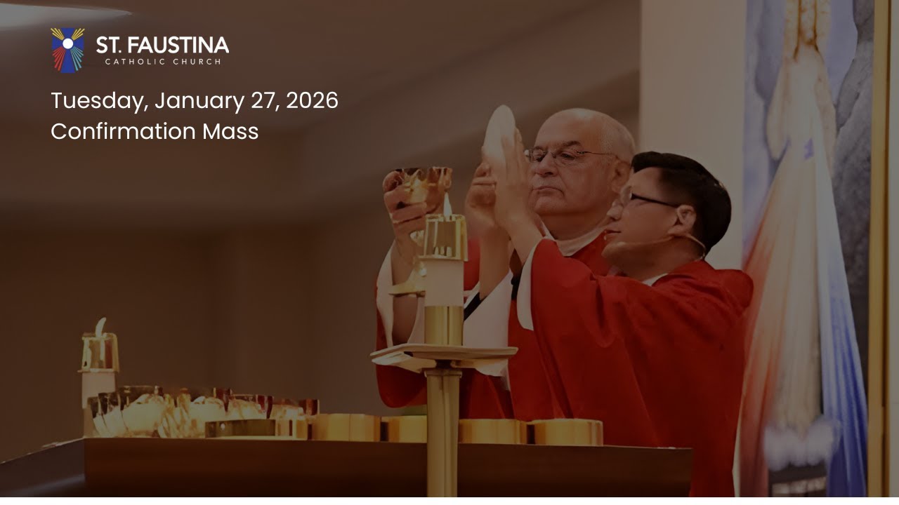 Tuesday, January 27, 2026 - Confirmation Mass at St. Faustina
