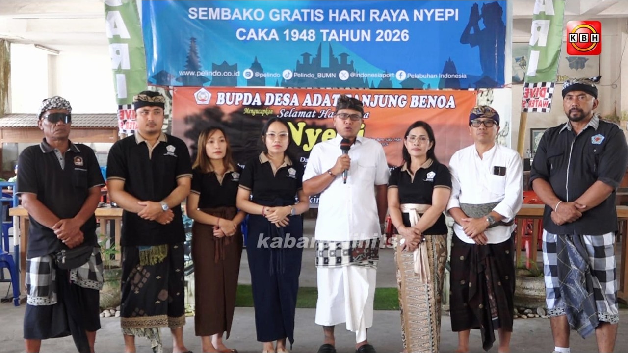 DESA ADAT TANJUNG BENOA GELONTOR DAGING BABI & SEMBAKO SAMBUT NYEPI