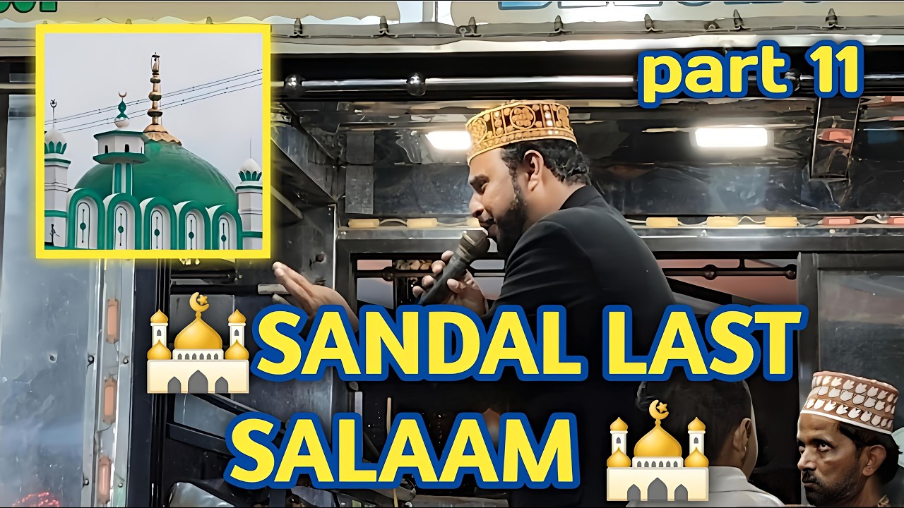 🕋Ya Nabi Salam Alaika🕋🕌Dharawad Sandal Mubarak Last Salaam Video🕌Bharat Band Music #dharwad #yanabi