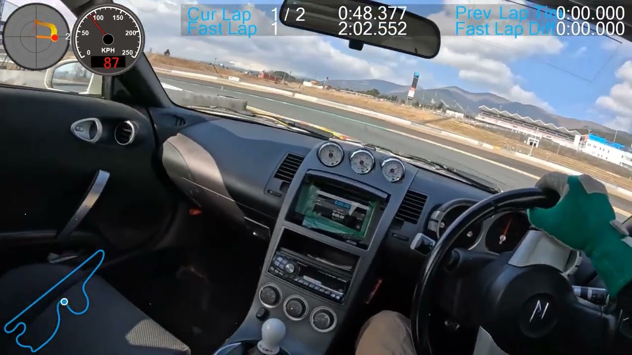 260216 FSW-R Z33 本日のBestLap　2:02.575