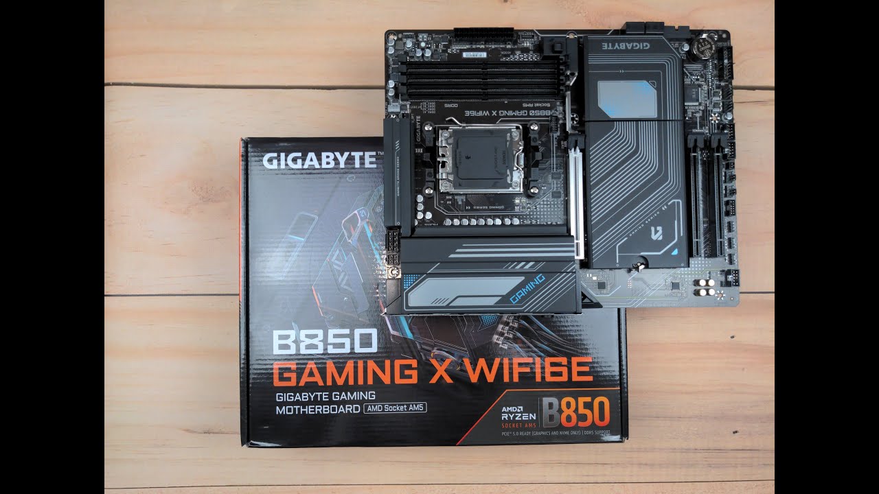 GIGABYTE B850 GAMING X WIFI6E 🎯 Motherboard Unboxing and Overview