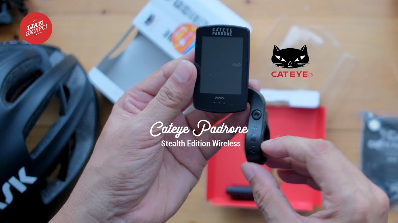 Беспроводные наушники Cateye Padrone Stealth Edition (распаковка и краткое видео по установке)